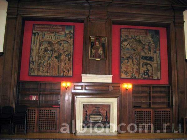 В музее колледжа Winchester College