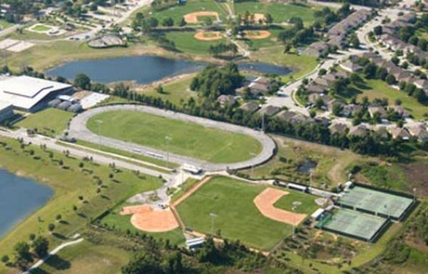 Каникулярные программы в США. Летняя школа Lake Mary - вид на территорию с высоты