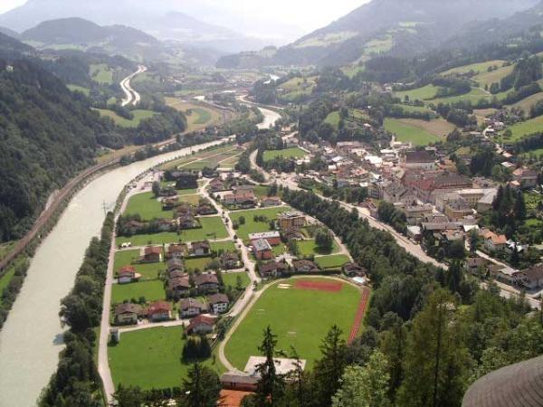 Village Camps - Австрия.  Вид на территорию лагеря сверху