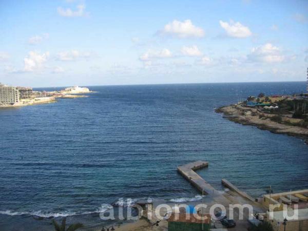 Обучение на Мальте. Вид на море из отеля Carlton