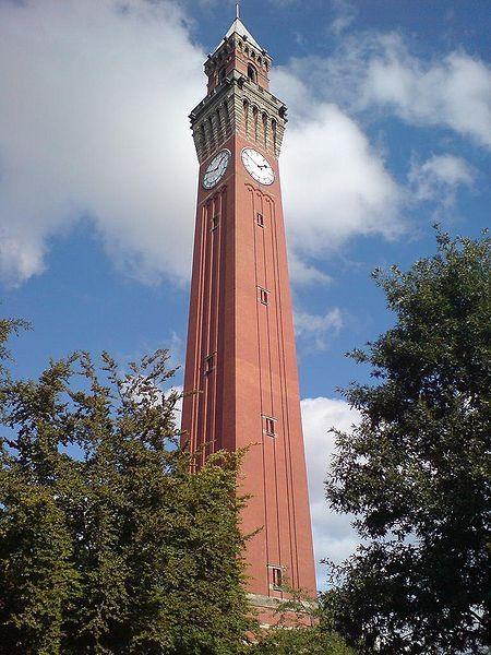 University of Birmingham. Старая башня