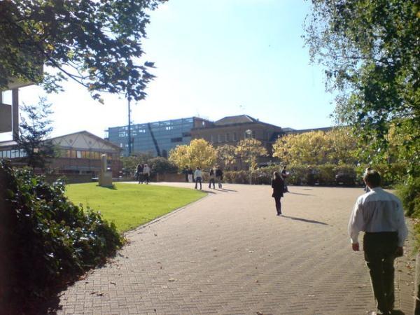 University of Leicester. Территория студенческого городка