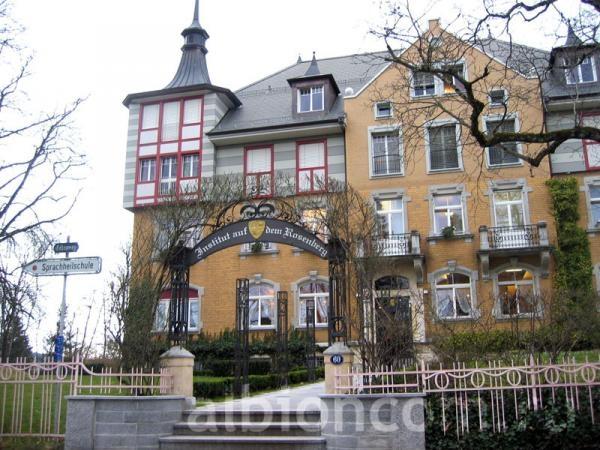 Institut Auf Dem Rosenberg. Вид на здание школы