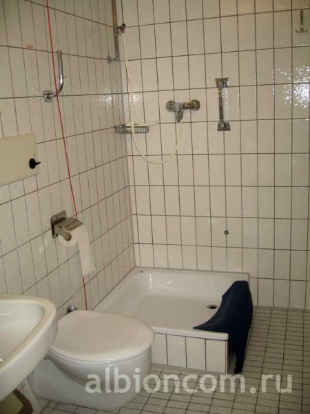 Ванная комната в резиденции языкового центра Bad Schussenried