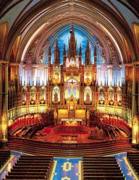 EC Montreal. Убранство собора Notre Dame