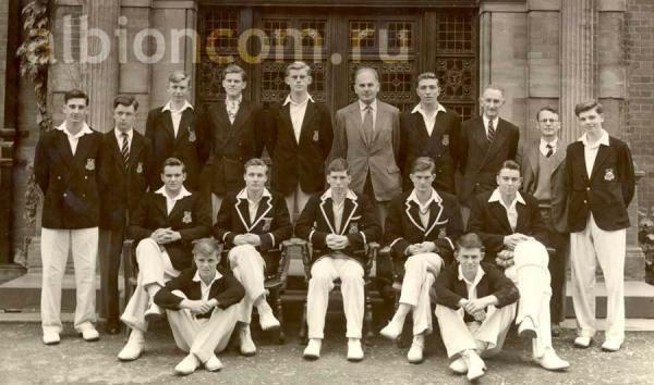 Caterham School, 1956 год. Школьная команда по крикету
