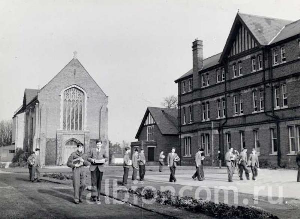 Dean Close School, школьная церковь. 1950-е годы