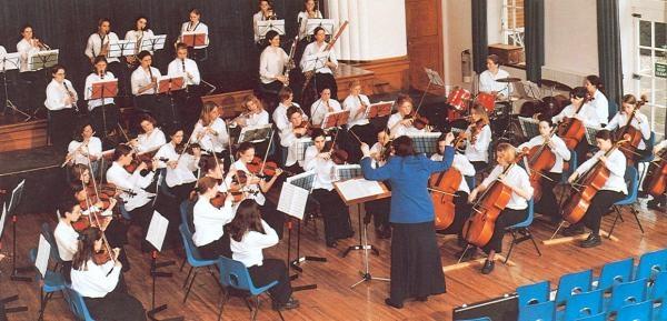 Репетиция школьного оркестра St Swithun’s School